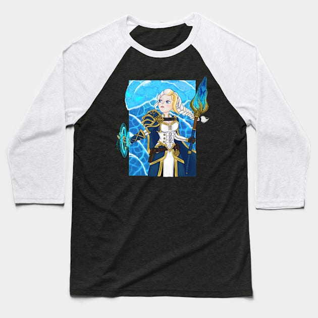 Daughter of the sea Baseball T-Shirt by Mboura